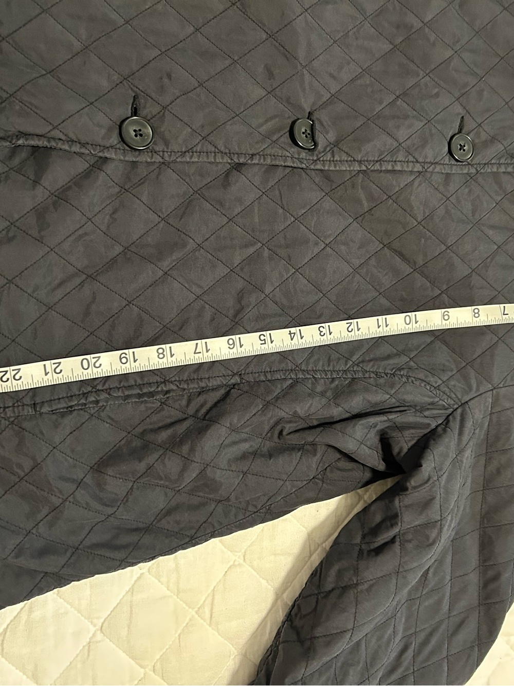 L.L. Bean Quilted Dark Black Puffer Jacket - Picture 4 of 8